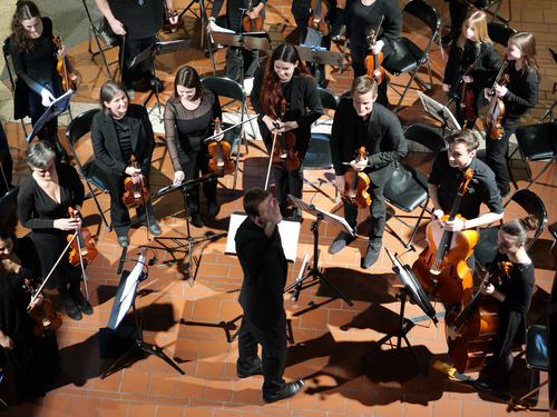 Orchestre et élèves de l'École des Arts